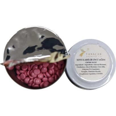 Tanaçan Soyulabilir İnci Ağda Rose 50 Gr