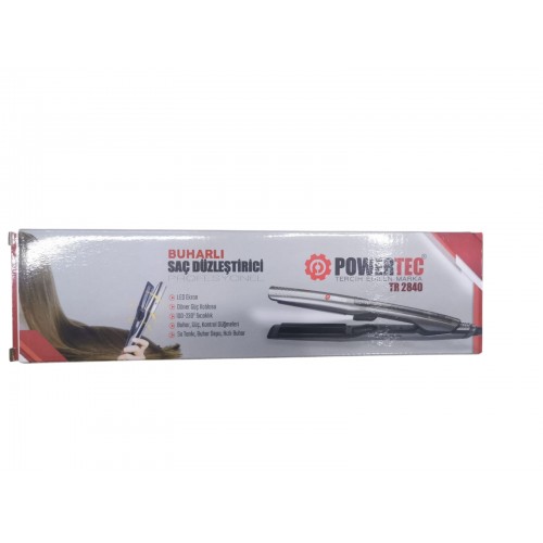 Powertec Seramic Dijital Buharlı Düzleştirici 230 C' Tr 2840