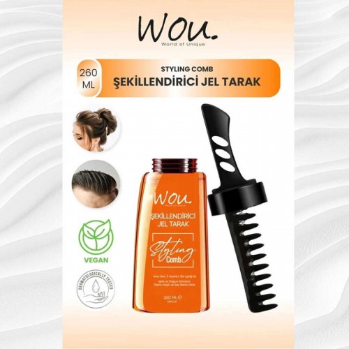 Wou Şekillendirici Jel Tarak 260 Ml Wou Şekillendirici Jel Tarak 260 Ml