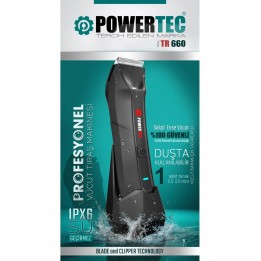 Powertec Şarjlı Sakal Traş Makinası Tr 660 Powertec Şarjlı Sakal Traş Makinası Tr 660