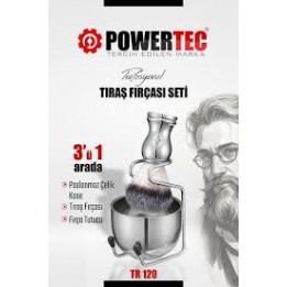 Powertec Tıraş Fırça Seti 3'ü 1 TR 120