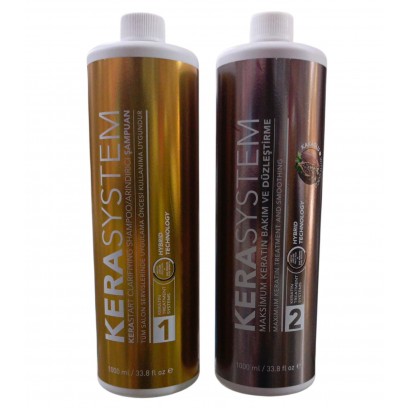 Kera System Keratin Kakaolu+Şampuan 1000+1000 Ml Set