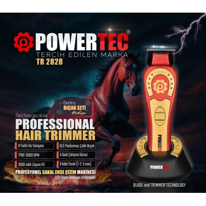 Powertec Şarjlı Sakal Traş Makinası Tr 2828