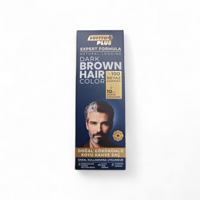 Softto Plus Shampoo Expert Formül Men Dark Brawn Hair 400 Ml
