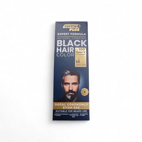 Softto Plus Shampoo Expert Formül Men Black Hair 400 Ml