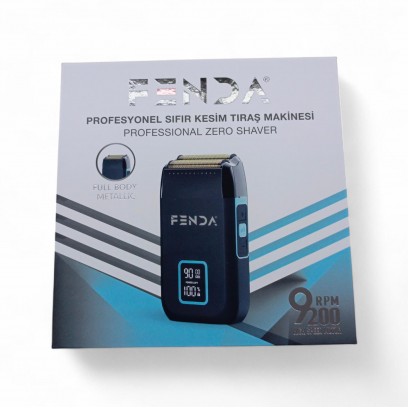 Fenda Şarjlı Sakal Elekli Makina Zero Füme