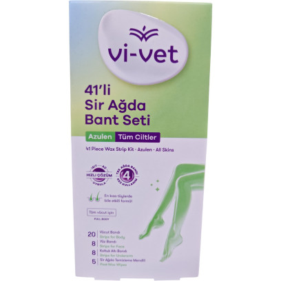Vi-Vet Vücut Ağda Bant Seti 41Li Azulen
