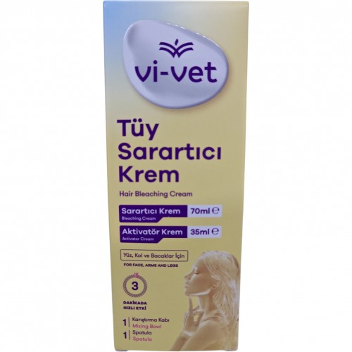 Vi-Vet Tüy Sarartıcı Krem 70+35 Ml
